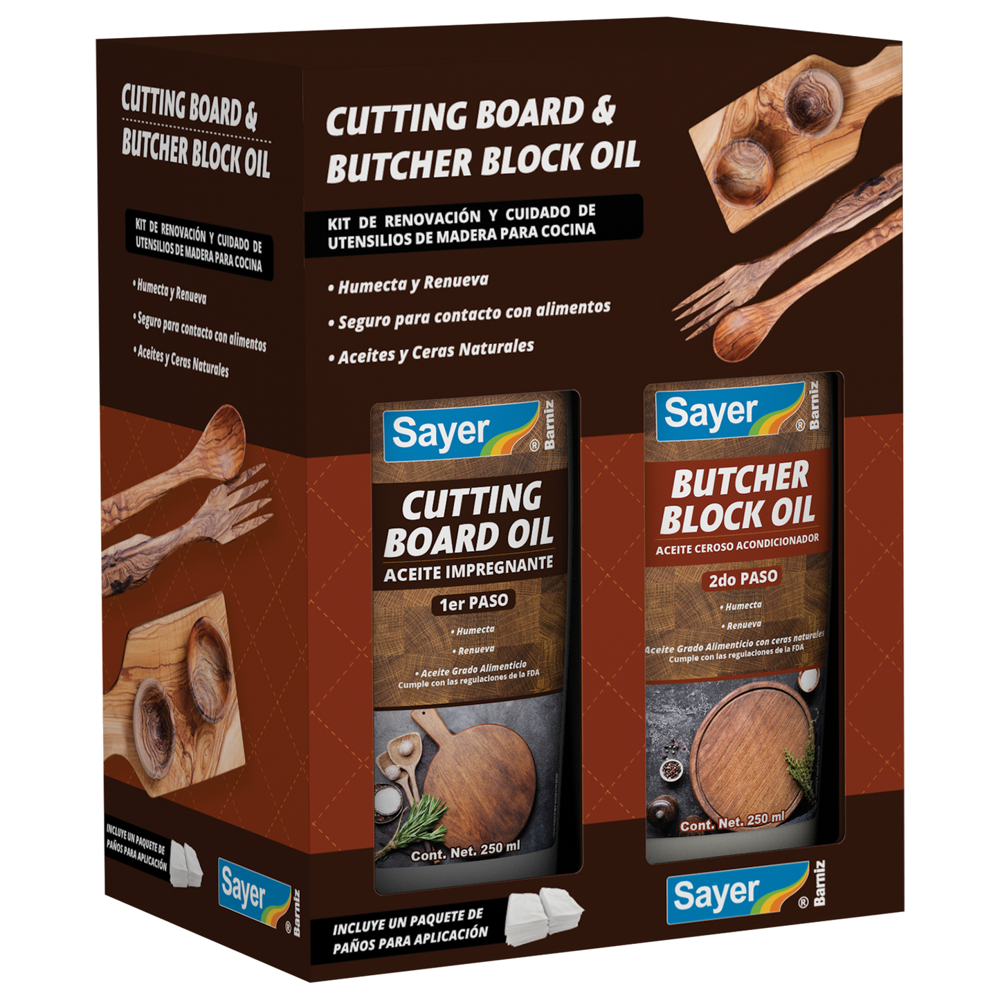 KIT REVITALIZADOR DE MADERA DE COCINA