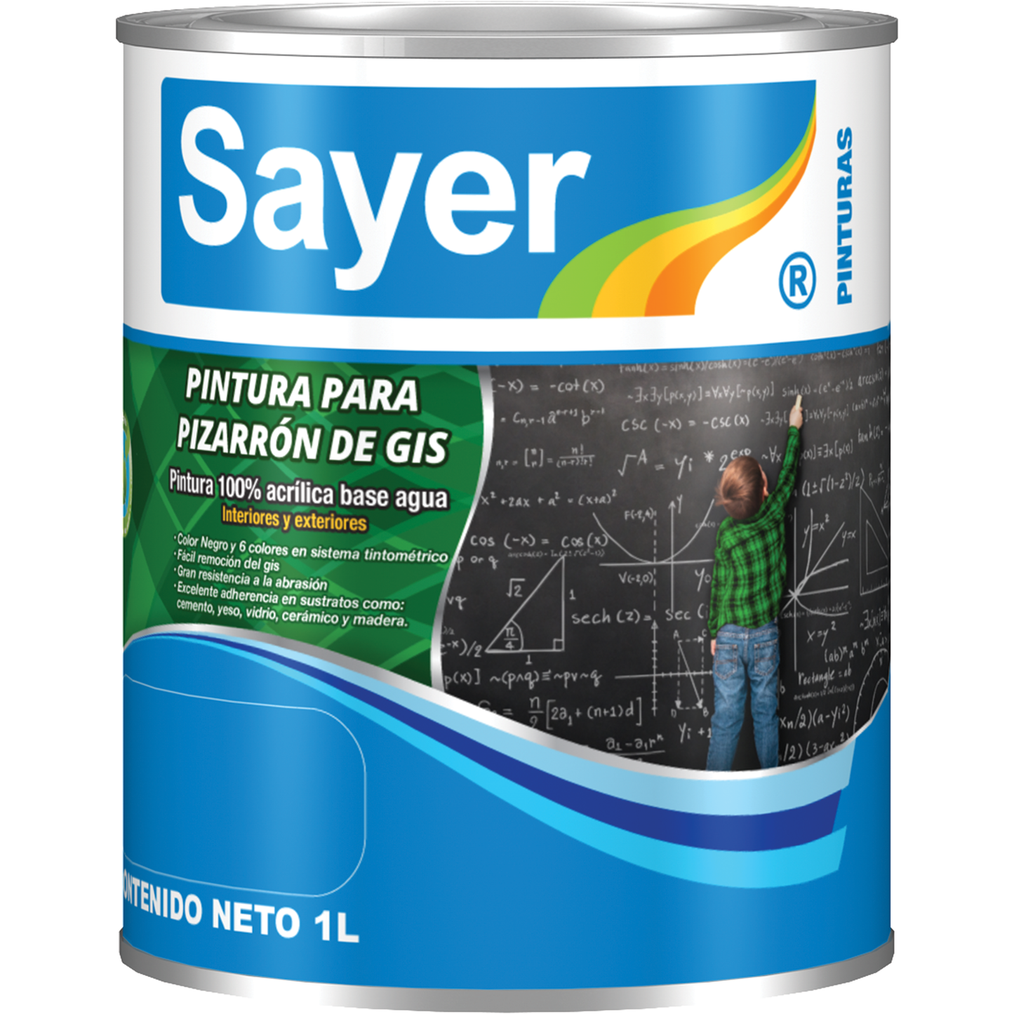 PINTURA PARA PIZARRON DE GIS NEGRO