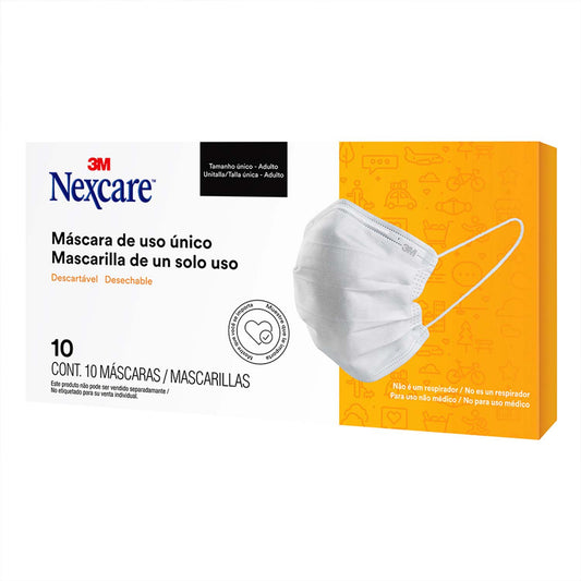 MASCARILLA DESECHABLE USO DIARIO 3M 10 PZA